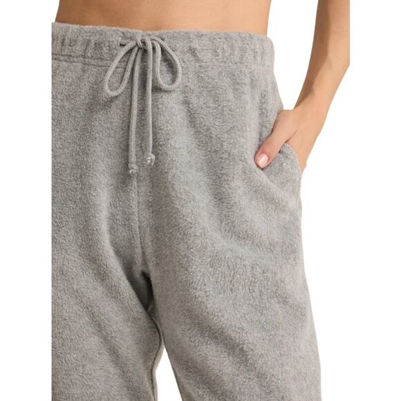 Z Supply Women Classic Heather Grey Reverse Fleece Unwind Jogger Pants Size XS - Picture 4 of 4